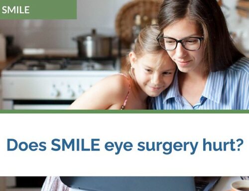 Does SMILE eye surgery hurt?